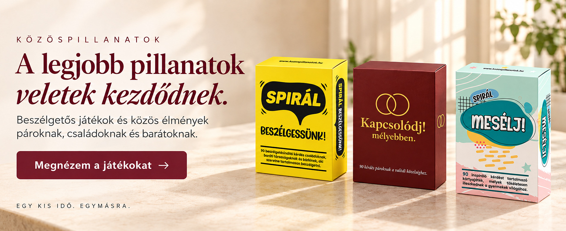 Közöspillanatok.hu webáruház