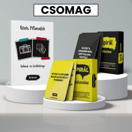   CSOMAG: Spirál Pároknak, Spirál Beszélgessünk! kártyajáték és Közöspillanatok kaland- és emlékkönyv