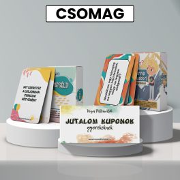   CSOMAG: Spirál Mesélj!, Merre tovább? kártyajáték gyerekeknek és Közöspillanatok jutalom kupon - gyerekeknek