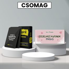   CSOMAG: Spirál Pároknak kártyajáték és Szerelmes kuponok pároknak