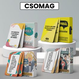   CSOMAG: Spirál Beszélgessünk!, Mesélj! és Merre tovább gyerekeknek és felnőtteknek kártyajáték