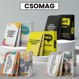   CSOMAG: Spirál Beszélgessünk!, Mesélj!, Pároknak és Merre tovább gyerekeknek és felnőtteknek kártyajáték