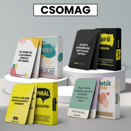   CSOMAG: Spirál Pároknak, Beszélgessünk! Mesélj! és Életút MINI kártyajáték
