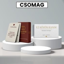   CSOMAG: Kapcsolódj! - mélyebben. kártyajáték és 12 KÖZÖS RANDIPAKK