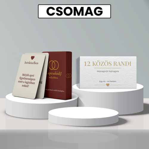CSOMAG: Kapcsolódj! - mélyebben. kártyajáték és 12 KÖZÖS RANDIPAKK