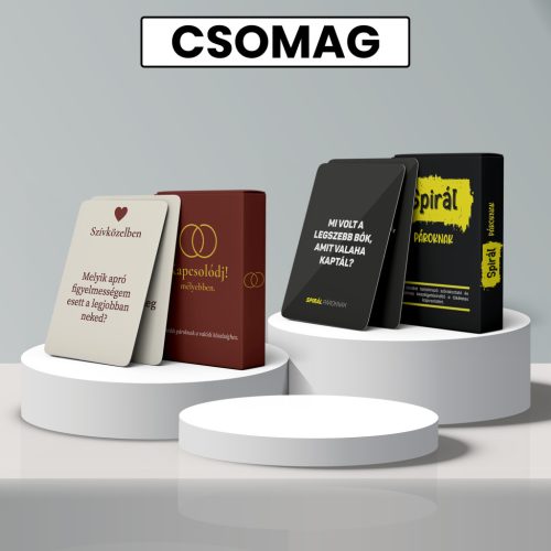 CSOMAG: Kapcsolódj! - mélyebben. és Spirál Pároknak kártyajáték