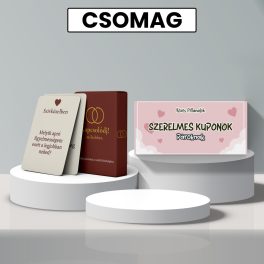   CSOMAG: Kapcsolódj! - mélyebben. kártyajáték és Szerelmes kuponok pároknak