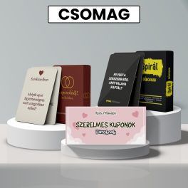   CSOMAG: Kapcsolódj! - mélyebben., Spirál Pároknak kártyajáték és Szerelmes kuponok pároknak