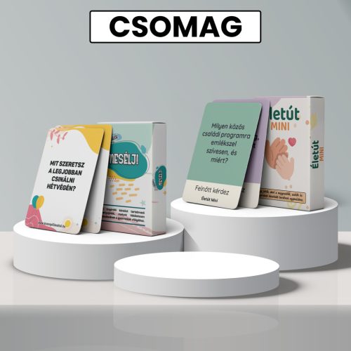 CSOMAG: Spirál Mesélj! és Életút MINI kártyajáték