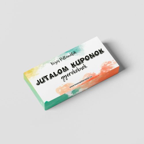Közöspillanatok jutalom kuponok - gyerekeknek